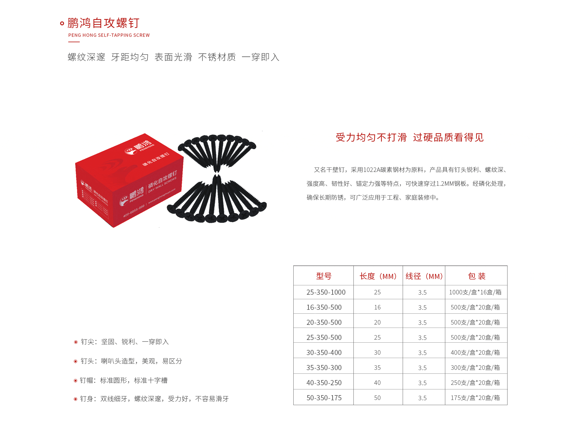 乐天堂fun88自攻螺钉
